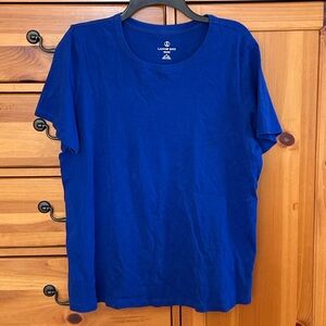 Lands End Thick Blue T-Shirt